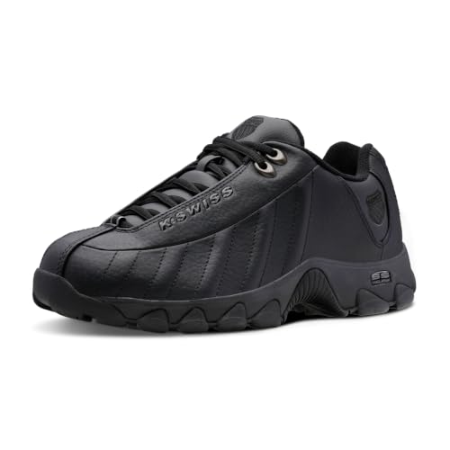 Image of K-Swiss Men's ST329 CMF Sneaker, Wide Tennis Walking Shoes Leather Upper