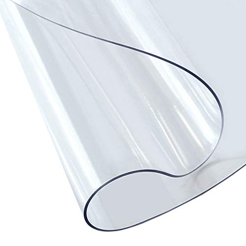 Tapis de sol en PVC transparent 160x230 cm FANDIAO pour la protection du parquet