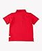 RUGGEDBUTTS Baby/Toddler Boys Short Sleeve Collared Neck Polo Shirt - Red Pique, 6