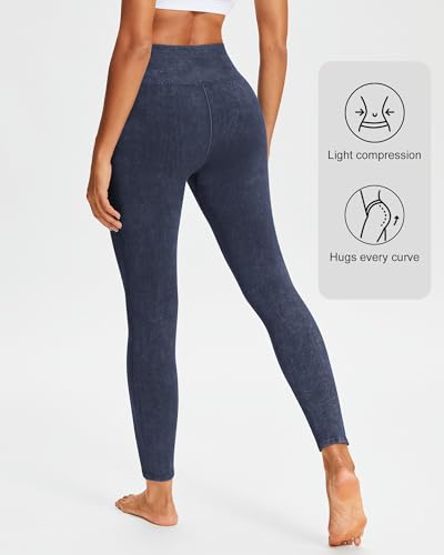 Stelle Workout Ribbed Seamless Leggings for Women High Waist Tummy Control Gym Leggings Athletic Yoga Pants4