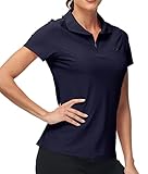 Stoff - 85%Nylon，15%Elasthan. Die Sport-Poloshirts sind aus schnelltrocknendem, atmungsaktiv, schweißableitend und leicht Stoff gefertigt, der ein kühles Gefühl beim Sport vermittelt.