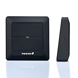 Marantec Digital 520 Wandsender 868 MHz, 2-Kanal Drucktaster für Marantec Garagentorantriebe, Schwarz