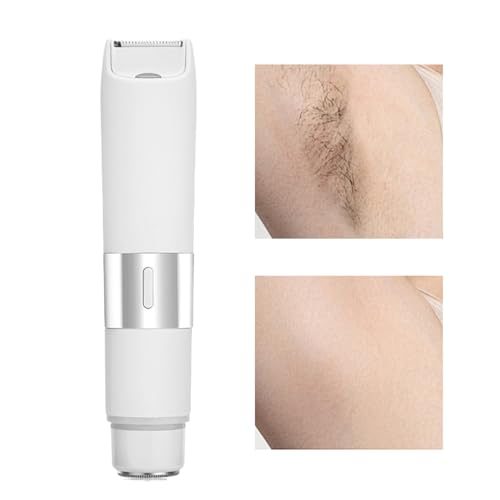 Épilation sans douleur avec le rasoir électrique rechargeable étanche femme