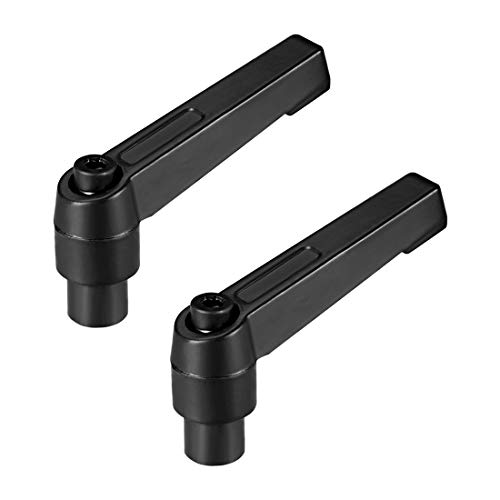 Image of uxcell M6 Handle Adjustable Clamping Lever Thread Push Button Ratchet Female Threaded Stud 2 Pcs