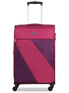 Carriall Ace czerwono-fioletowa walizka kabinowa