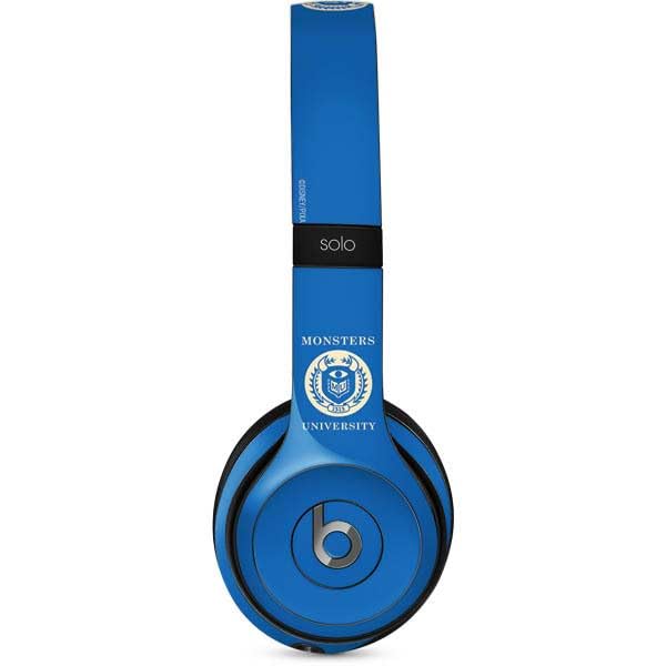 Skinit Decal Audio Skin Compatible with Beats Solo 2 Wired - Officially Licensed Disney Monsters University School‚Äôs Emblem Design