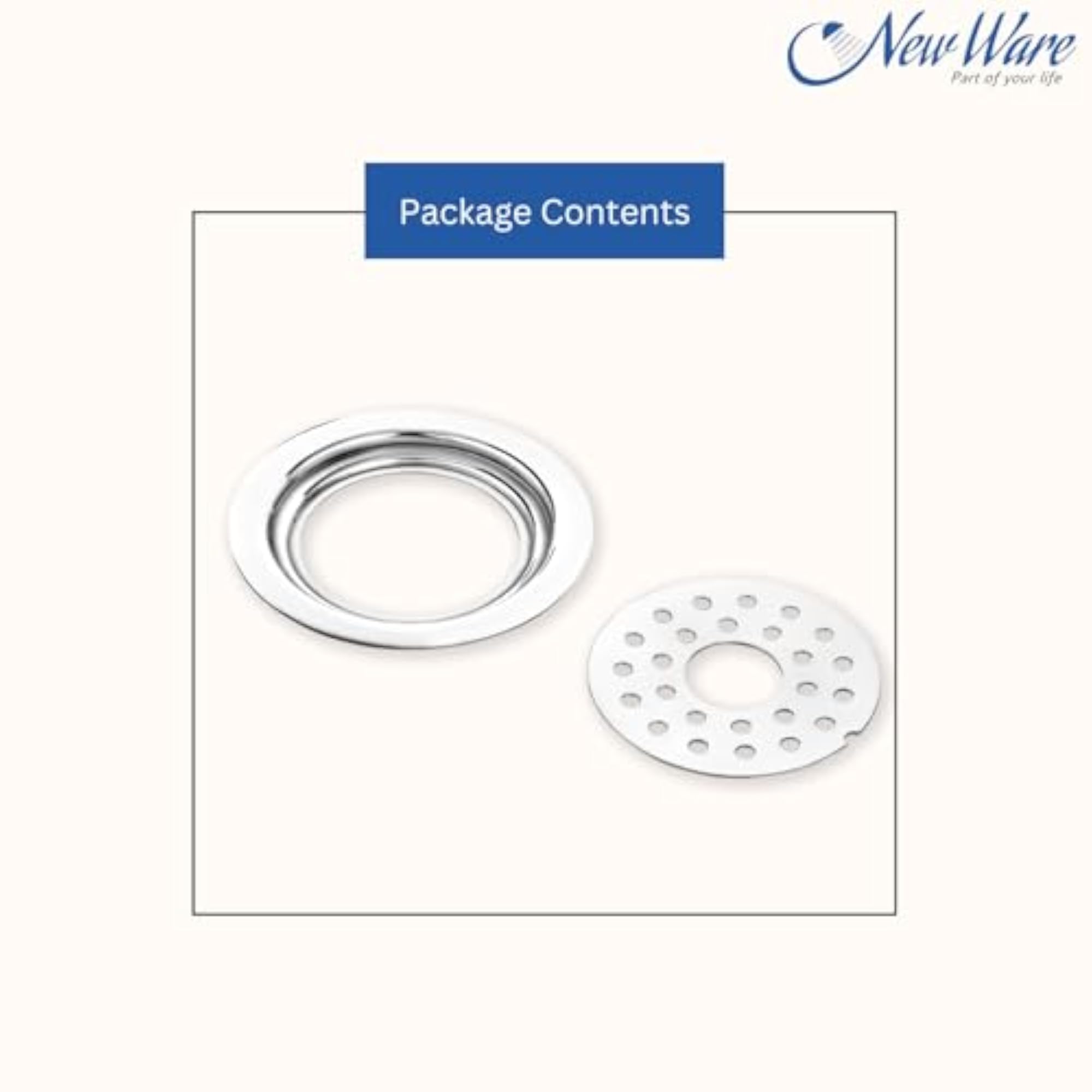 5 Inch Round Stainless Steel Floor Drain