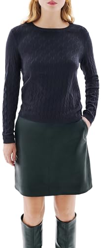Caroll - Jersey de Cuello Redondo y Corte Recto