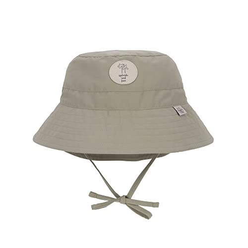 Preisvergleich Produktbild LÄSSIG Baby Kinder Fischerhut Sonnenhut Strandhut Kinderhut Atmungsaktiv Sonnenschutz UV-Schutz 80 / Sun Protection Fishing Hat olive, 3-6 Monate, Größe: 43 / 45