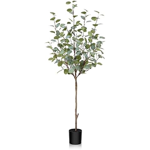 Fopamtri 120 cm Faux Eucalyptus Plant Cover