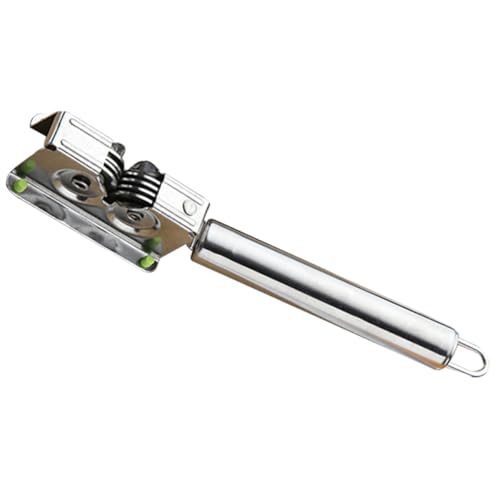 Ipetboom Afilador de Cuchillos de Acero Inoxidable Multiusos Herramienta Manual Compacta para Cocina Doméstica Resistente Corrosión Tamaño Mini Orificio para Colgar 1 Unidad