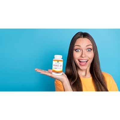 Best Earth Naturals Wake Up Formula, Supplement Delayed Time Release Energy 40 Count