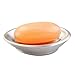 InterDesign Forma Bar Soap Dish for Bathroom Vanities, Kitchen Sink - Brushed Stainless Steel