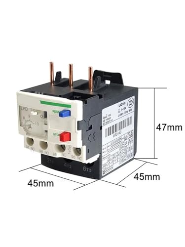 Protección contra sobrecarga LRD trifásica con relé térmico LRD12C para motores 4