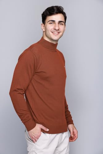 Image of GODFREY Woolen Full Sleeve Sweaters for Men Winter Wear - Turtle Neck Pullover for Men Stylish