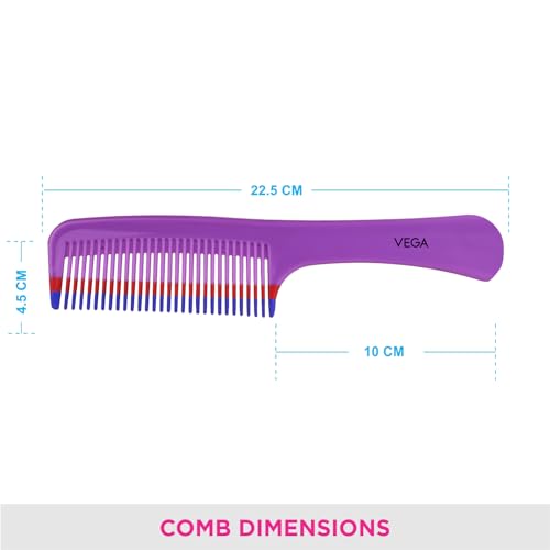 Image of Vega Grooming Hair Comb (India's No.1* Hair Comb Brand) For Men and Women (1264)