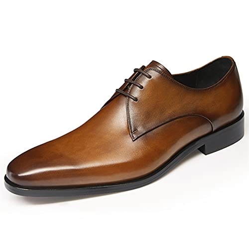 Zapatos Oxford masculinos de vestir en cuero para lucir impecable en la oficina y eventos