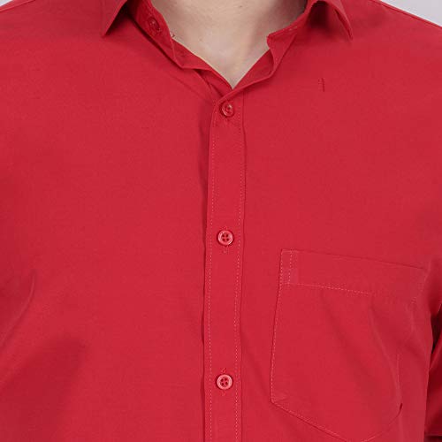 Image of Appel Touch Men's Cotton Blend Formal Shirt Full Sleeves