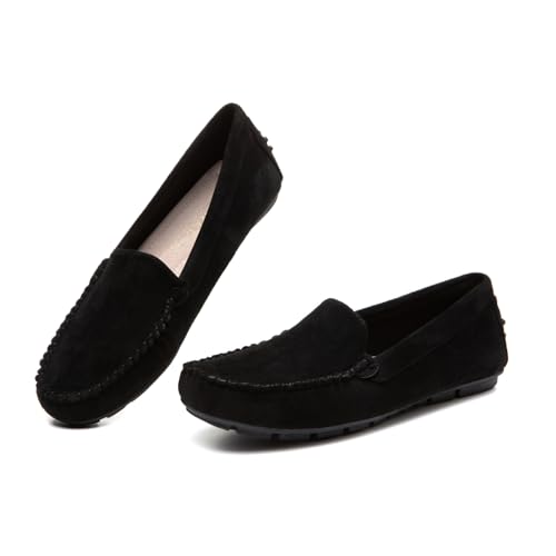 Image of Bernal Women's Non-Slip Penny Loafers - All-Day Comfort Flat Driving Shoes for Work Office & Casual Walking