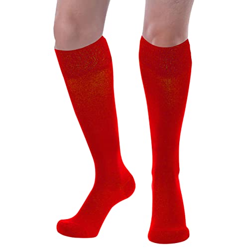 Image of FOOTPLUS Baseball Softball Socks,Unisex Over Knee High Solid Sports Rugby Summer Soccer Camps Socks