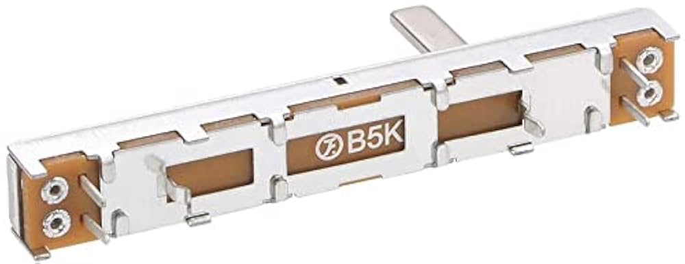 Amazon.co.jp: XYWHPGV 1個フェーダー可変抵抗器60mmストレート