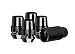 Gorilla Automotive 71631NBC Acorn Black Chrome Wheel Locks (12mm x 1.50 Thread Size) Pack of 4