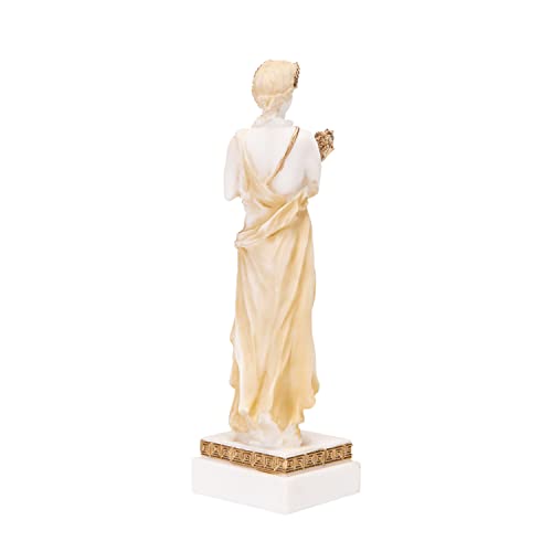 Estatua de Demeter de Alabastro Dorada 16 cm miniatura 4