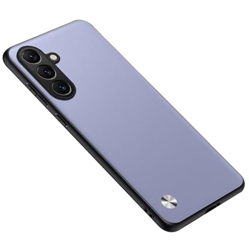 Étui en cuir Galaxy S26 Plus - Housse souple TPU violette fine et antichoc