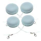 PENIKOKO Salviettine per Pulizia Schermi 4 Pezzi Forma Macaron in Silicone e Pp Laccio, Rimuove Polvere e Macchie, per Schermi e Prodotti Elettronici