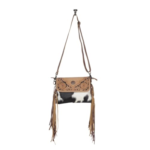 Myra Bag Coral Paz Hand-Tooled Bag S-43814