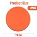 Fc'Noqgn 2 Pcs Flying Disc rutschfest weiches Silikon Spielzeug Eltern & Kleinkind Zeit im Freien Sport, Orange, Rot