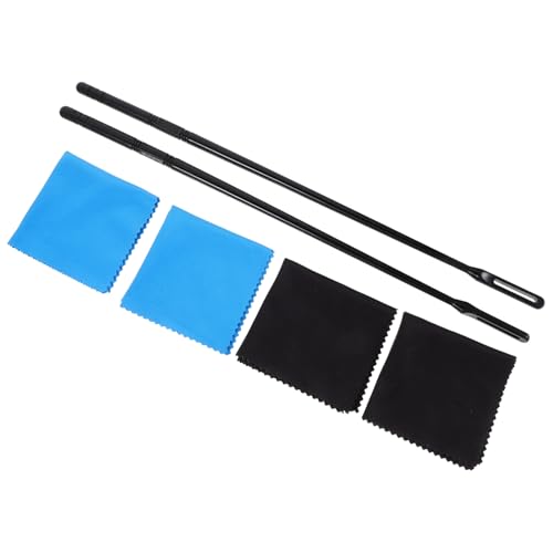 Abaodam Professional Flute Cleaning Kit Complete Set Rods Cloths for Flute Maintenance