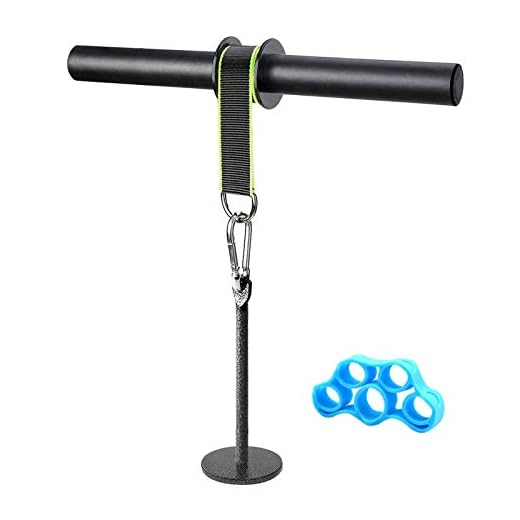 Yamyshine Forearm Wrist Roller Blaster Exerciser, Wrist Roller & Forearm Roller for Training, Workout, Fitness, Arm Strength Trainer for Gym and Home