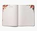 RIFLE PAPER CO. 2026 12-Month Appointment Notebook, Includes Sections for Monthly Views and features Important Dates and Extra Notes, Patterned in Dahlia