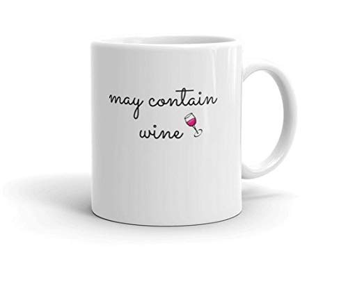 Amazon.com: "May Contain Wine" Coffee/Tea Mug : Home & Kitchen