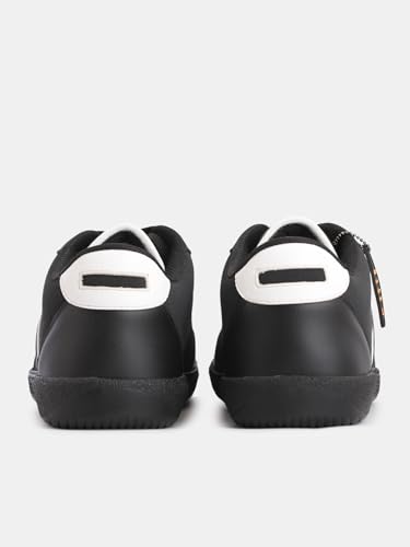 Image of WROGN Men's Lace-up Sneakers | Solid with Graphic Detail