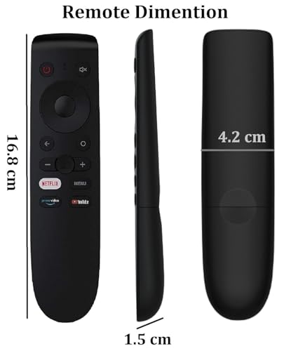 Image of BLACKSHEEP Compatible for OnePlus Smart TV Remote Control - Without Voice - Hot Keys Prime Video, Netflix YouTube Use for LCD LED QLED OLED UHD 4k Android TVs -Black
