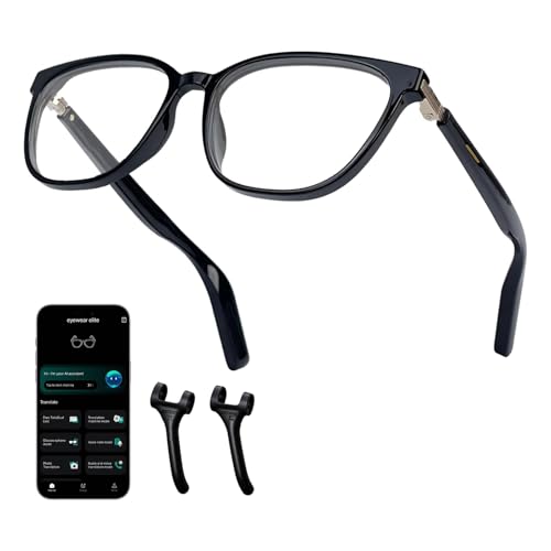 Image of Al Smart Glasses for Men Women with Real-Time Translation | Color-Change Lens, Music & Calls w /Bluetooth 5.4, Al Voice & Meeting Assistant, Lightweight & Comfortable, Thin Temples
