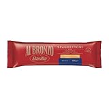 Barilla Pasta Al Bronzo Spaghettoni 500g I Nudeln aus Bronze-Formen, Saucenhaftung auf die italienische Art, 100% hochwertiger Hartweizen verleiht den vollmundigen Geschmack