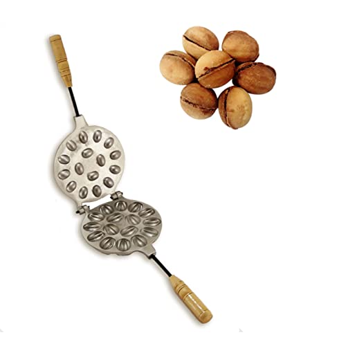 16 Sweet Russian Oreshki Nutlets Metal Mould + Recipe!