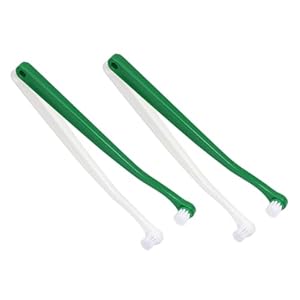 EXHUMKY 4Stücke Haustierzahnbürste für Katzen