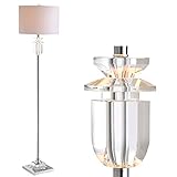 JONATHAN Y JYL1046A Aria 63' Crystal/Metal LED Floor Lamp Contemporary,Glam,Transitional for...