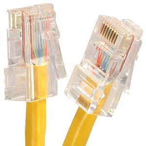 NAC Wire and Cables 3Ft Cat.5E Non-Boot Patch Cable Yellow