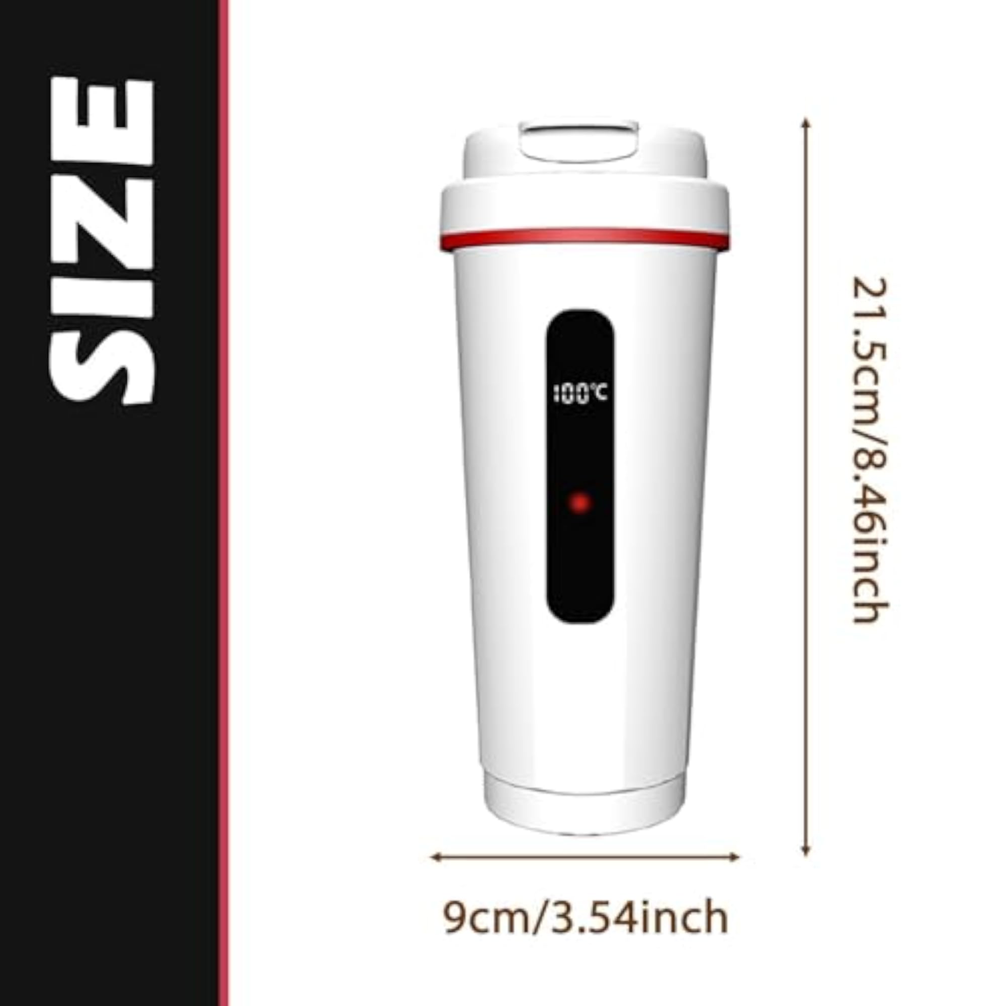 Portable Travel Coffee Mug Electric Kettle for Camping