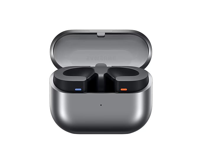 Samsung Galaxy Buds3 (2024, ANC) Water Resistant, AI Real-Time Language Interpreter, True Wireless Bluetooth 5.4 Earbuds, Hi-Fi Sound, Noise Cancelling, Touch Control, International Model (Silver)