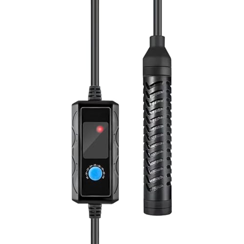 Genérico Calentador De Agua para Acuario,Termostato 100W | Mini Termostato con Ventosas | para Estanques de Peces, Tortugas, Reptiles, Acuarios de Agua Salada y Marino, y Acuarios de Dulce con Bajos