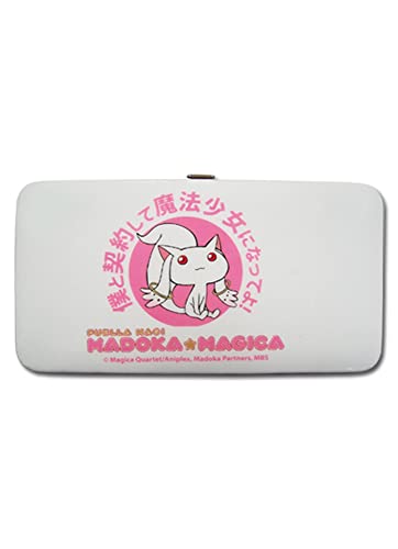 Great Eastern Entertainment Puella Magi Madoka Magica Kyubey Hinge Wallet multicolored, 7"2
