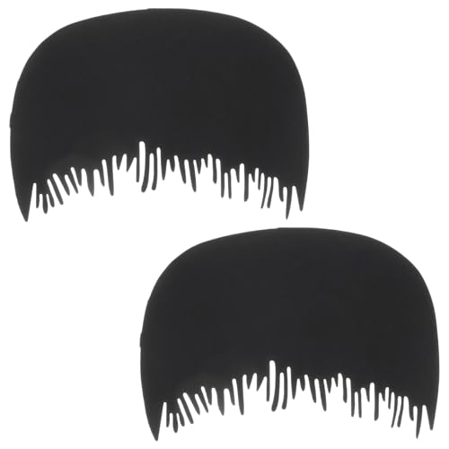 SHOWERORO 2 Piezas Peine Profesional para Línea Capilar Peine Protector Fibra Capilar Herramienta Optimización Línea Cabello para Hombres y Mujeres Portátil
