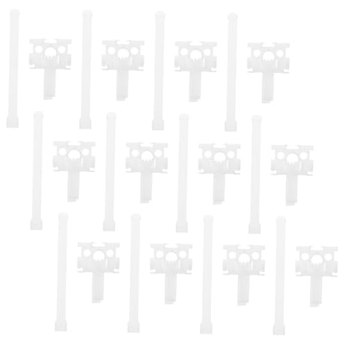 12Sets Vertical Blind Repair Kit Complete Replacement Parts for Curtains and Shades Easy Installation Compatible with Vertical and Roller Blinds Includes Carriers