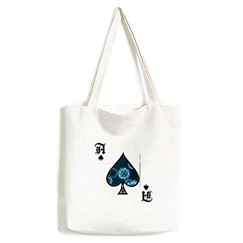 Sac à main cellules bleues - Pochette poker et sacoche loisirs créatifs